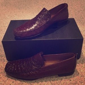 Like New Mezlan Rollini Tabac Ostrich Drivers